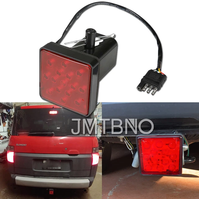 For Honda Element LX EX 15 LED Towing & Hauling Brake Light Trailer Hitch Cover
