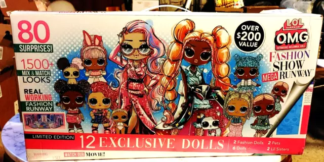 LOL Surprise OMG- Fashion Show Mega Runway Limited Edition  w/12 Exclusive Dolls