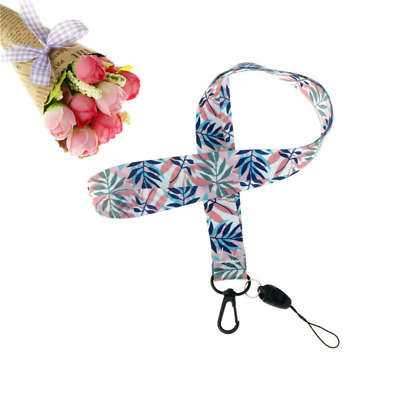 1Pc Mobile Phone Strap Cute Cartoon Flower Lanyard Neck Strap For Keys ID Card