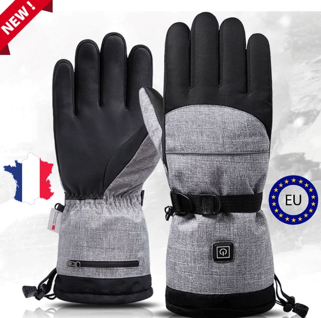 Gants d hiver chauffants,chauffe-mains électriques thermiques imperméables