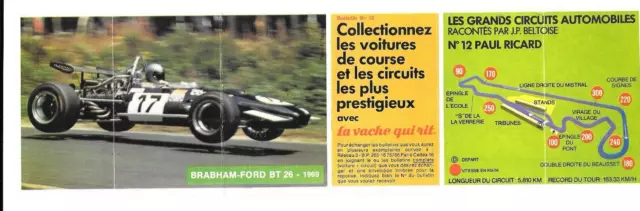 Etiquette de fromage : IMAGES VACHE QUI RIT CIRCUIT AUTO N°12 (1972)