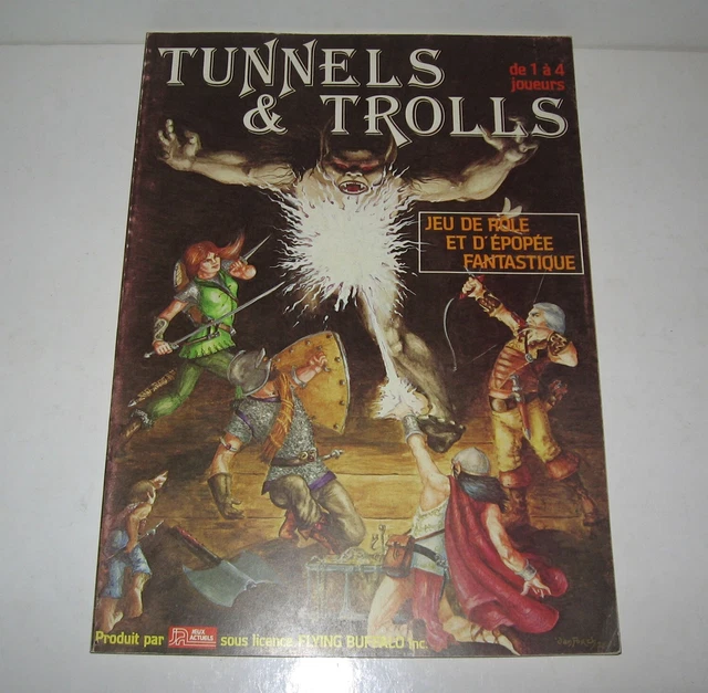 JDR,TUNNELS & TROLLS,JEUX Actuels 1984 Fr Edition,Flying Buffalo Rpg
