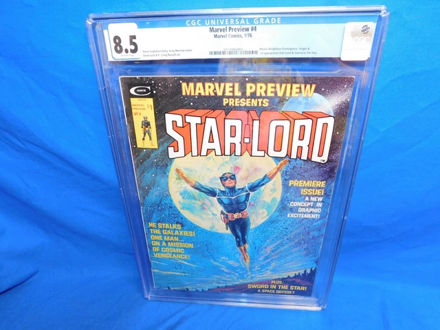 Marvel Preview #4 CGC 8.5 1976 1st Appearance & Origin Of Star-Lord