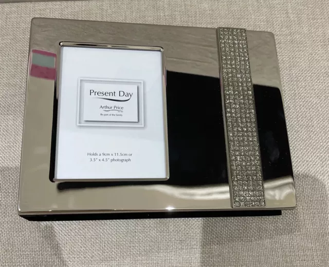 Álbum de fotos actual de Arthur Price - diamante plateado. Nuevo en caja