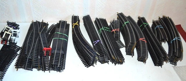 jouef ho lot de 120 rails environ 50 doites 4 courbes 30 divers