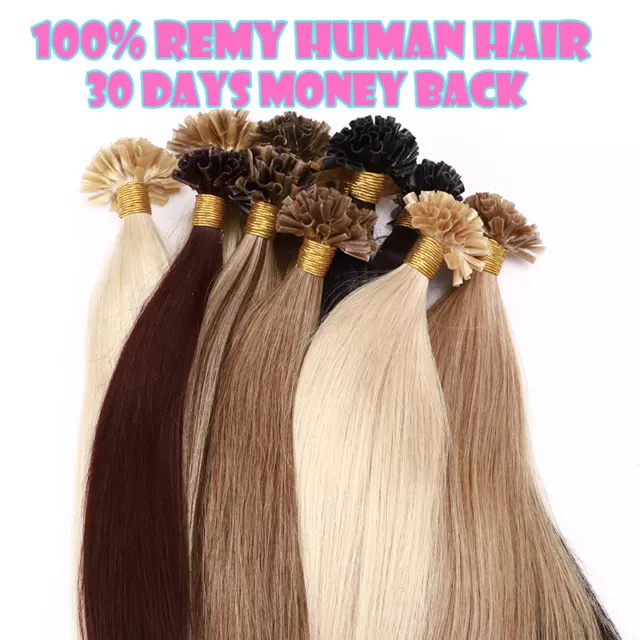 150 EXTENSIONS DE CHEVEUX KÉRATINE POSE A CHAUD 100% NATURELS REMY HAIR U Tip CN 2