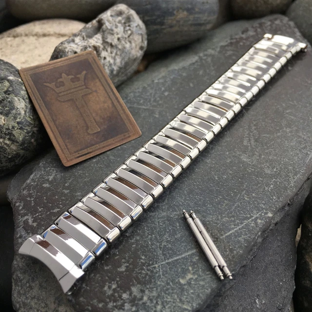 19mm 18mm JB Champion 1950s Stainless Steel Expansion Unused Vintage Watch Band