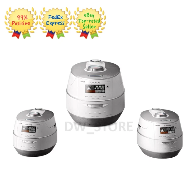 Cuiseur à Riz à Induction Avec Pot Intérieur Antiadhésif CUCKOO 6 Tasses Programmable Et 16 Modes De Menu Crp Lhtr0609fw 332071626