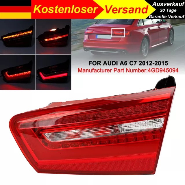 Rechts LED Heck Leuchte Rück Leuchte Licht 4GD945094 für AUDI A6 C7 2012-2015