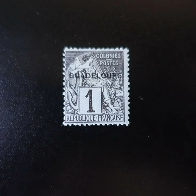 France Colonie Guadeloupe N°14 Neuf * Mh