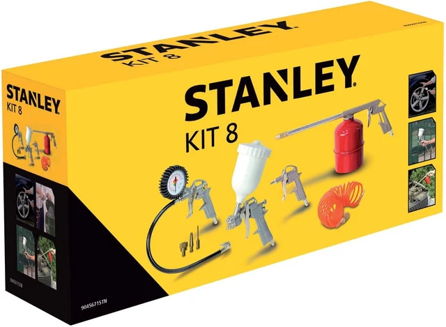 Set Accessori Aria Compressa Kit 8 Pneumatic