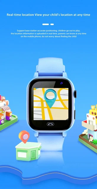 Imoo Z1 Smart Watch Per Bambini, 740 MAh, Batteria A Lunga Durata In Tempo Reale HD, Videochiamata, Posizione GPS, Posizionamento In Tempo Reale, Impermeabilità IPX8, Orologio Intelligente Per Bambini
