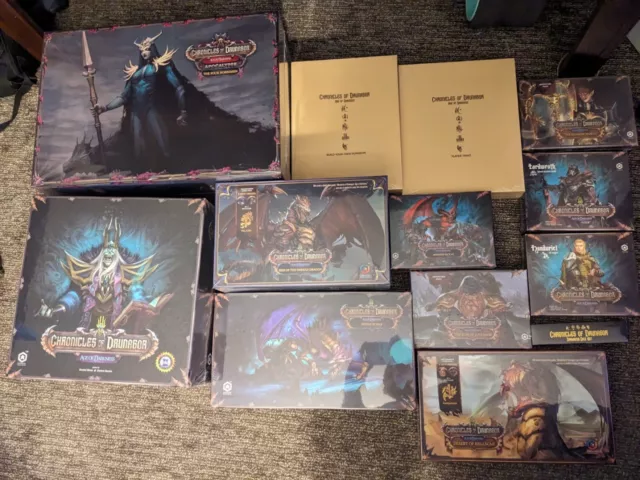 Chronicles of Drunagor Age Of Darkness Board Game Kickstarter Darkness All-In!