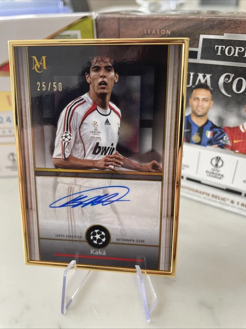KAKA AC MILAN Topps Finest Prized Footballers Yellow And Blue 