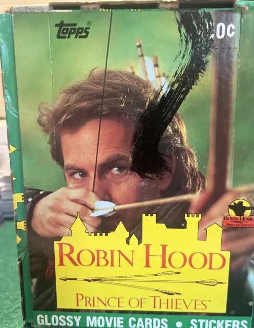 1991 Topps Robin Hood Prince of Thieves Trading Cards - 36 Wax Packs