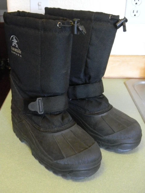 Kamik Canada Black Snowboot With Removable Liner Size 6