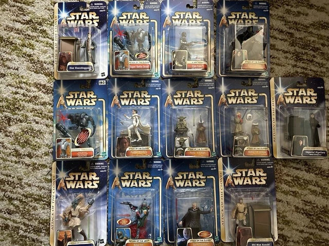 Personaggi di Star Wars Saga Collection 13 pezzi in IMBALLO ORIGINALE Kenner Hasbro dal 2006. Top