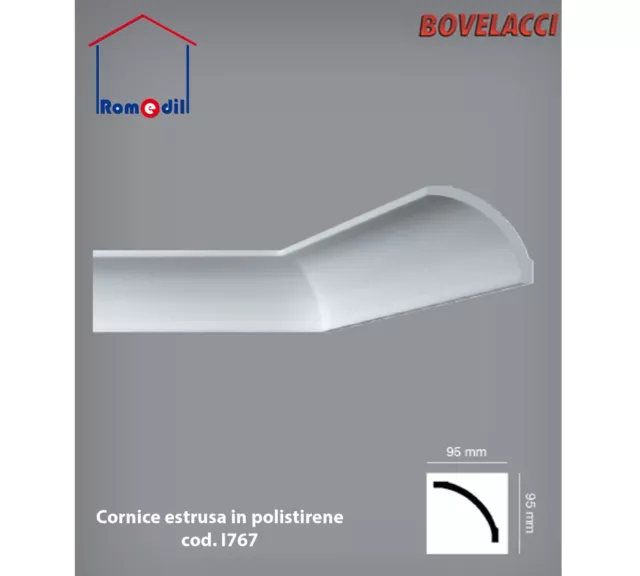 Cornice Cornici In Polistirolo Soffitto Polistirene Estruso Bovelacci I 767 A Mt