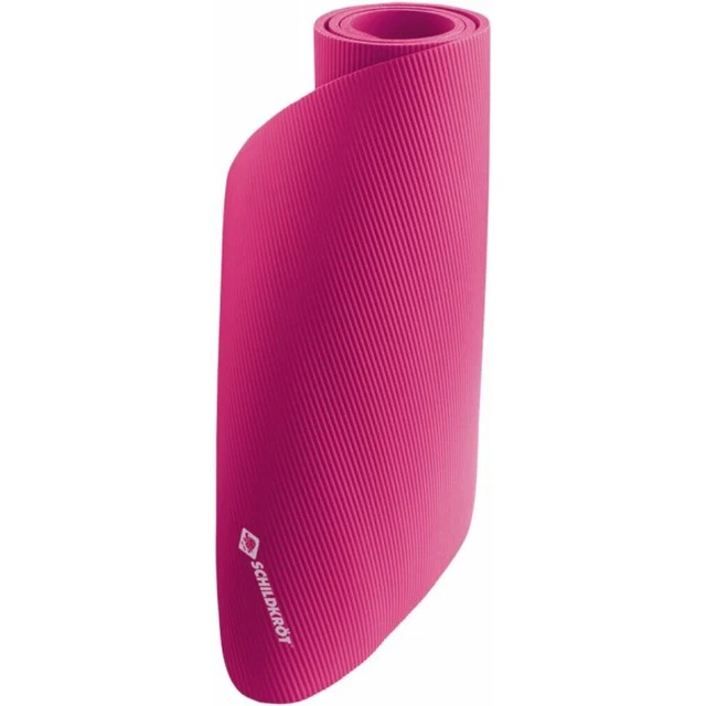 FITNESSMATTE, (10mm, pink), mit Tragegur