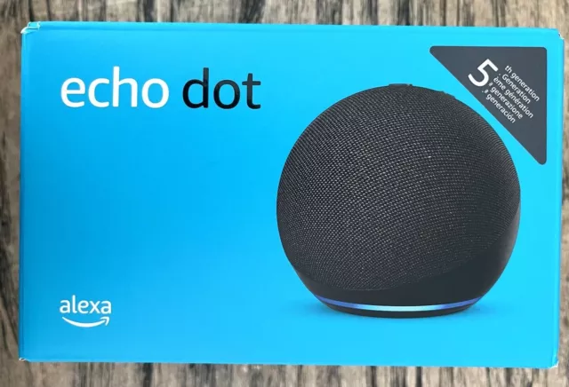 Enceinte connectée Amazon Echo Dot 5ème génération neuve scellée new neu - noire