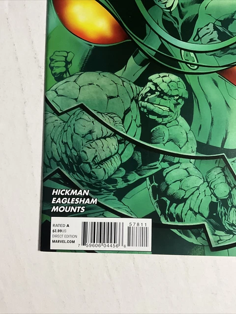 Fantastic Four #578 (2010) 9.4 NM Marvel High Grade Comic Book 3