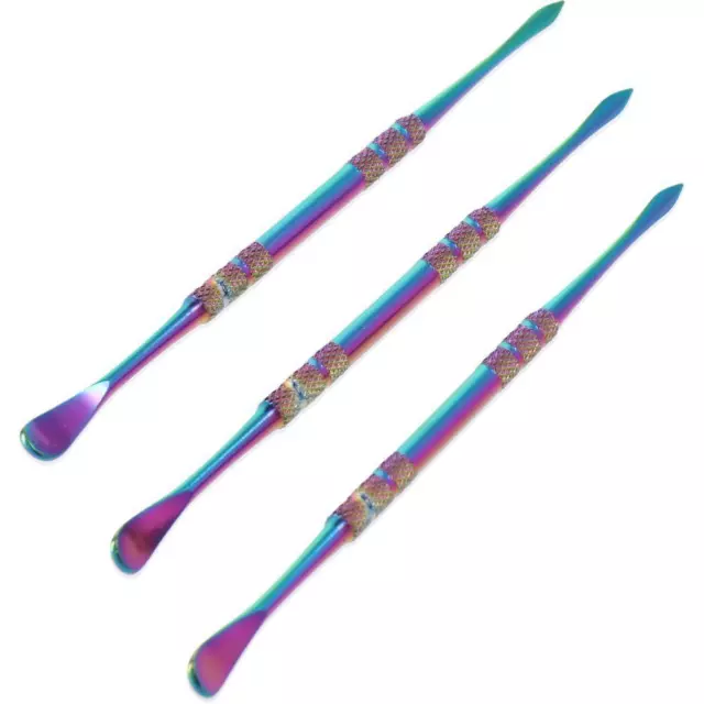 Spoon Carving Tools Rainbow Dab Tools for Wax  Carving Tool Kit