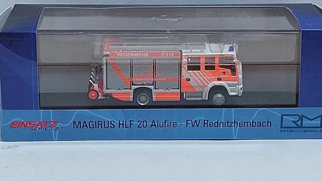 Camión De Bomberos IVECO EuroCargo Magirus HLF 20 De Mettmann A Escala 1:87 H0 – Edición Limitada