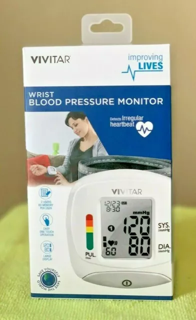 Vivitar Wrist Blood Pressure Monitor PB-8002