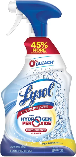 Cleaner Peroxide Multi-Purpose Cleaner Spray, Citrus, 32 Fluid Ounce