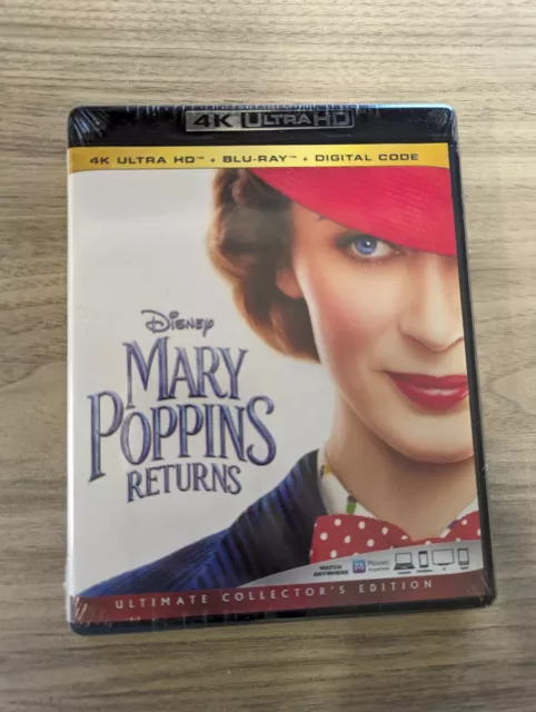 *NEW* Mary Poppins Returns (4K Ultra HD + Blu-ray + Digital)