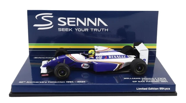 Minichamps 1/12 Williams Renault FW16 - Ayrton Senna 1994 - Résine - Occasion