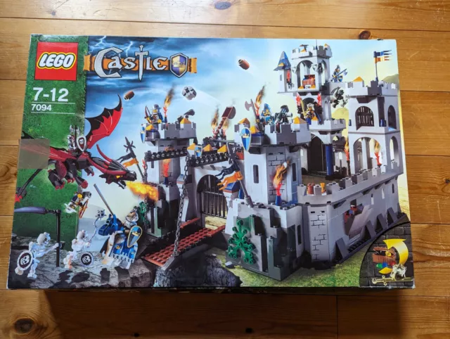 LEGO Castle 7094 Kings Castle - Grande Castello Reale completo di IMBALLO ORIGINALE & BA