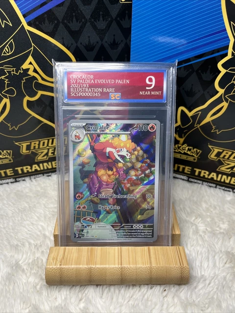Pokémon TCG Crocalor Scarlet & Violet - Paldea Evolved 202/193 Holo Illustration