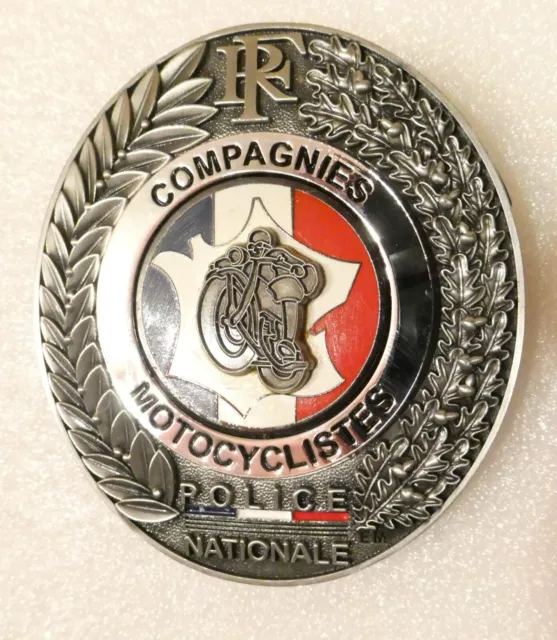 Police Plaque De Ceinture Compagnie Motocycliste*