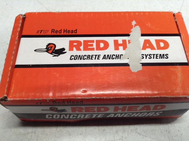 Red Head (50) Concrete Sleeve Anchors 3/8 x 1-7/8" Hex Head Nut & Washer HN-3817