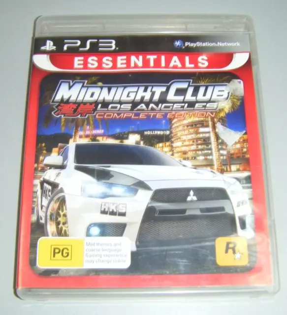 Sony Playstation 3 PS3 Game - Midnight Club: Los Angeles, Complete Edition