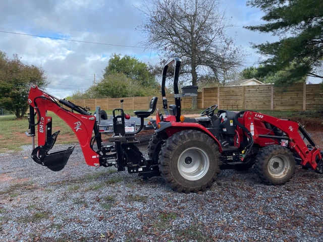 2021 RK37 4x4 tractor with backhoe