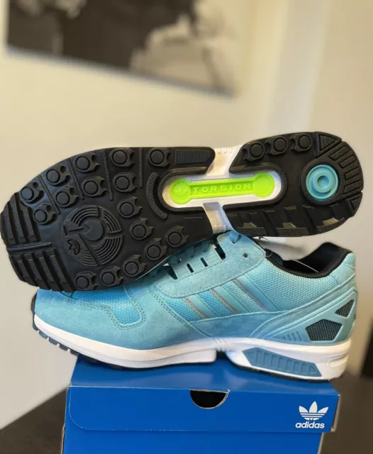Adidas Zx 8000 Gr. 44 Blue Glow Neu Ef4390 Wie Aqua Hydra 9000 2