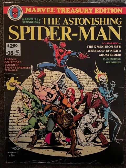 Marvel Treasury Edition #18 Featuring the Amazing Spider-Man 1978 Big Book