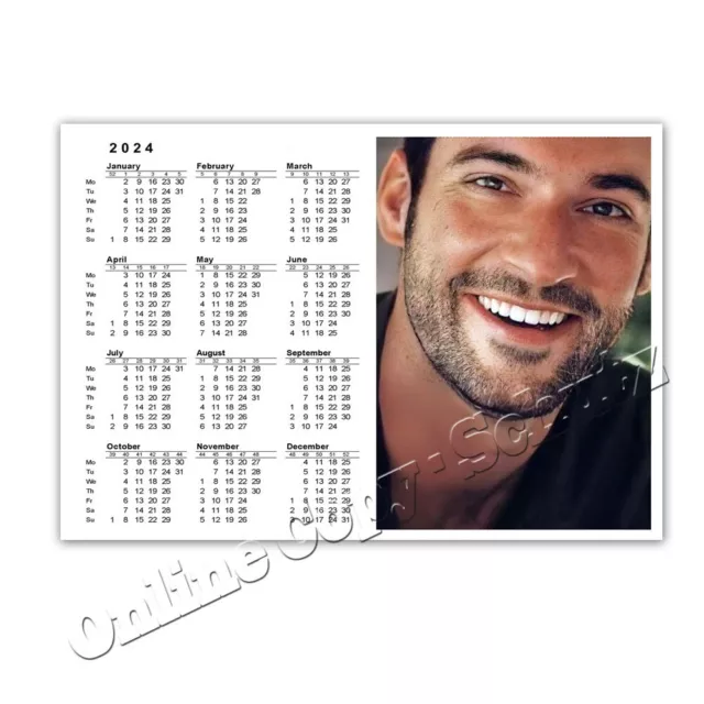 TOM ELLIS ALIAS Lucifer + Taschenkalender 2024 [K2] Calendar EUR 2,99