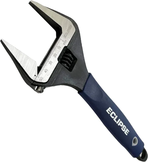 Eclipse Soft-Grip Adjustable Wrench/Spanner Extra Wide Jaw Choose 6",8",10",12"