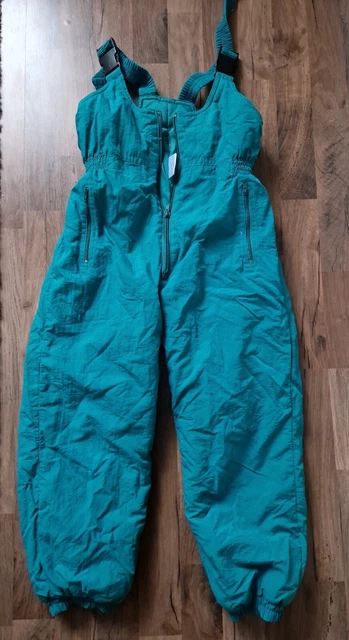 Schneehose Skihose Grün Latzhose 128 Winter Outdoor Unisex