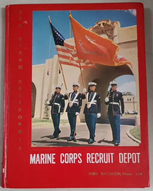 Marine Corps Recruit Depot San Diego CA Yearbook 3rd Battalion Platoon 330 1961