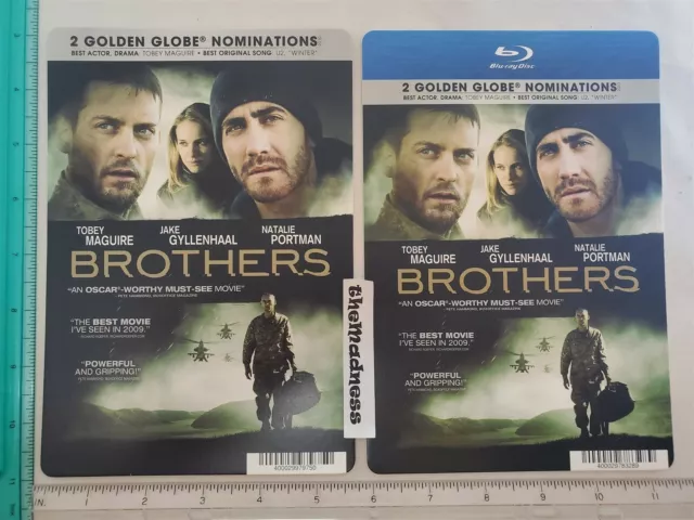 Brothers DVD Blu Ray Backer Card Tobey Maguire Jake Gyllenhaal Natalie Portman