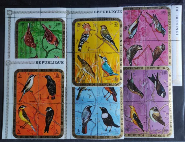 Timbre Stamp  24 Burundi Y&T#154-77 Pa Oiseau Bird Neuf**/Mnh-Mint 1970 ~E93