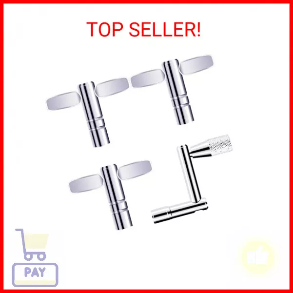 Drum Keys 3 Pack Universal Drum Tuning Key with Continuous Motion Speed Key