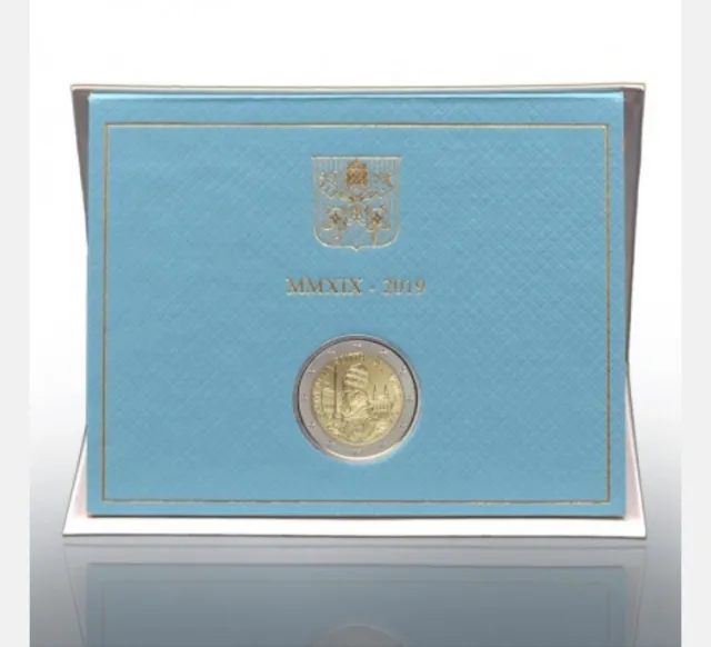 Coffret BU 2 Euros Commémorative Vatican 2019  Fondation De L' État NEUF