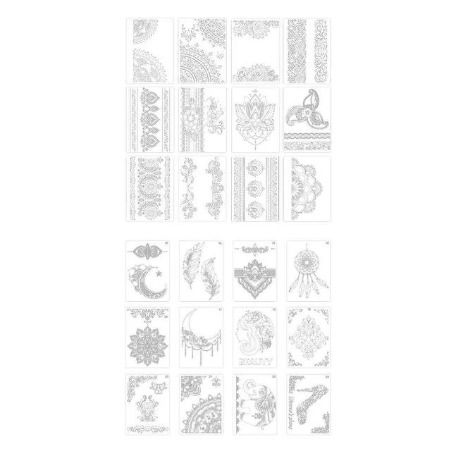 Amiiba 16 stencil riutilizzabili a forma di adorabile gatto, per