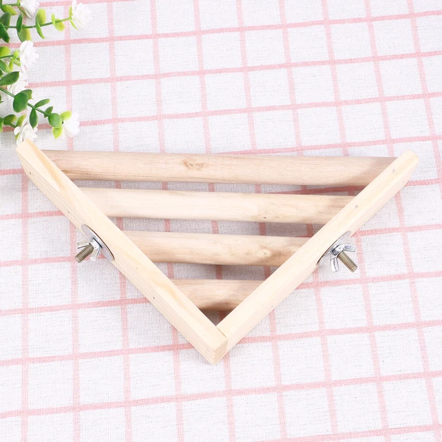 1pc Sprungbrett Holz Barsch Spielzeug Pet Plattform Stehen Holz