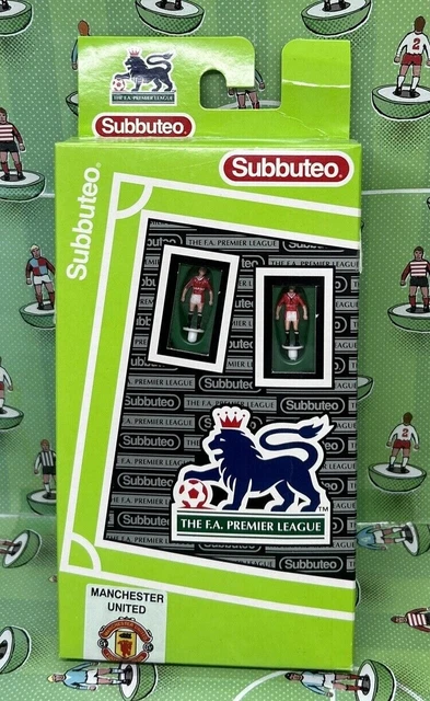 Equipe Subbuteo Hasbro Premier League - Manchester United (2ème Maillot) - Vintage - 63137